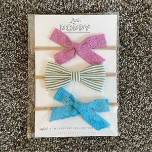 Little poppy co bows on headbands